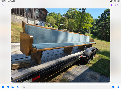 Church Pew 14 ft long