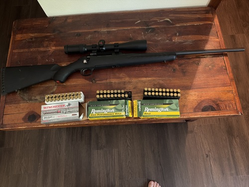 Ruger 22-250 scope and ammo