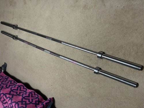 2 Olympic Weight Lifting Barbells