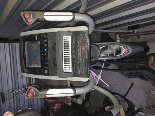 Free motion e5.5 front drive higher intensity low impact elliptical featuring power adjustable strid