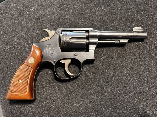 Smith & Wesson 38 police revolver