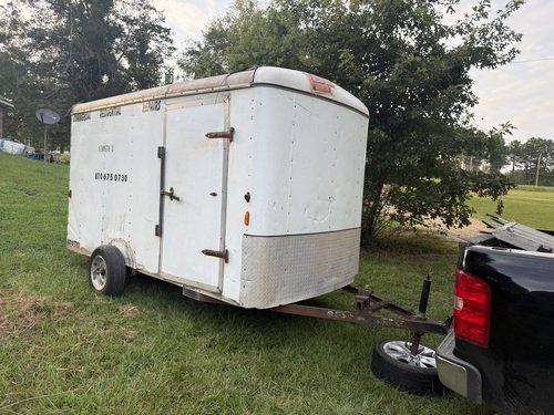 6x12 Enclosed Trailer w/ Custom Shelving and Lighting