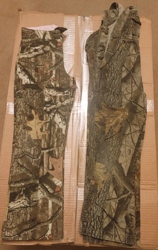 Youth camo pants and bibs