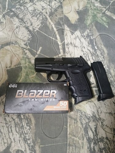 Sccy CPX-4 380auto,Two 10 shot magazines with safety. And box of 50 brass FMJ