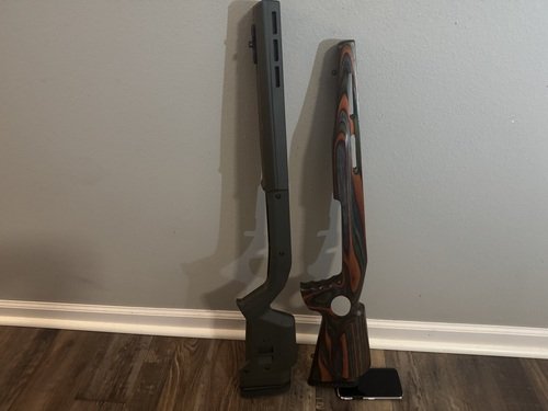 2 Remington 700 BDL Stocks…1 Boyd’s Thumb Hole Short Action….1 Magpul Long Action…$250 each