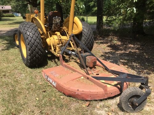 Tractor and bushhog