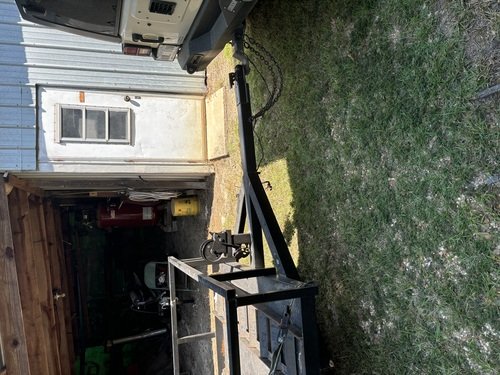 5’x14’ heavy duty trailer sub frame metal floor extended tongue 15” aluminum wheels excellent condition 