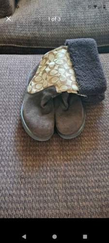 COACH BOOTS SIZE 9 WOMEN 