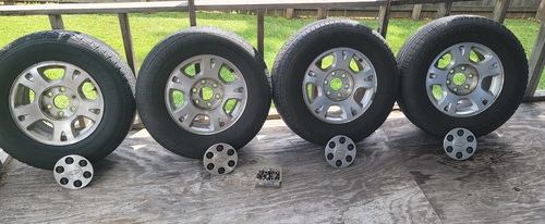 For Sale 17 in. 6 hole wheels