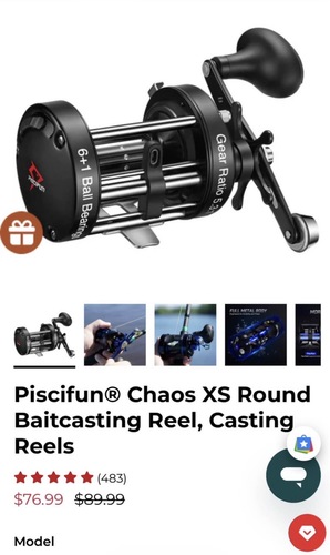 Left hand fishing reel