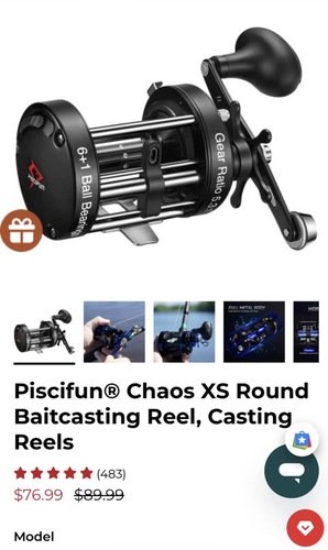 Left hand fishing reel