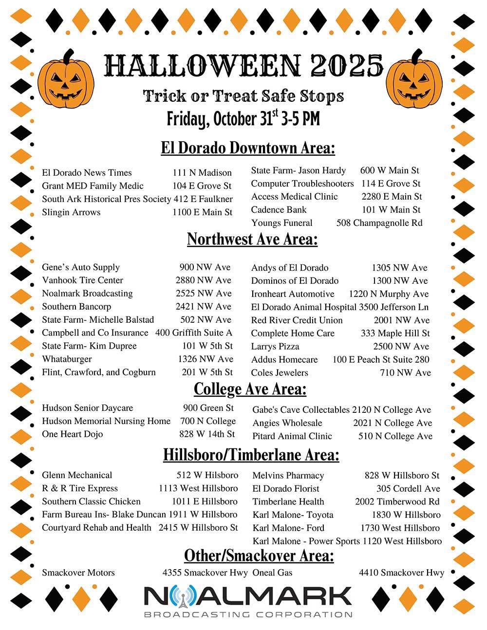 Halloween Safe Stops