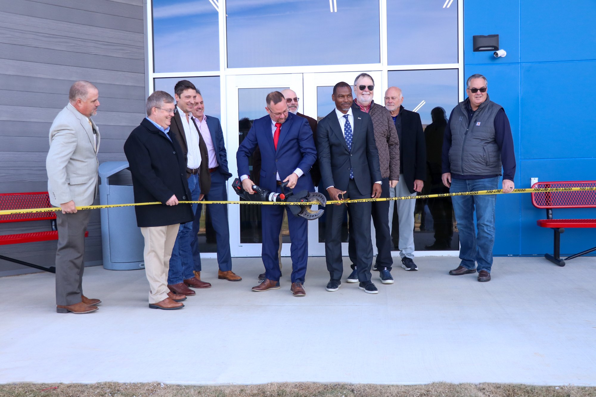 Emergency  Medical Services (EMS) Training Center, a state-of-the-art expansion of the Arkansas Fire  Training Academy