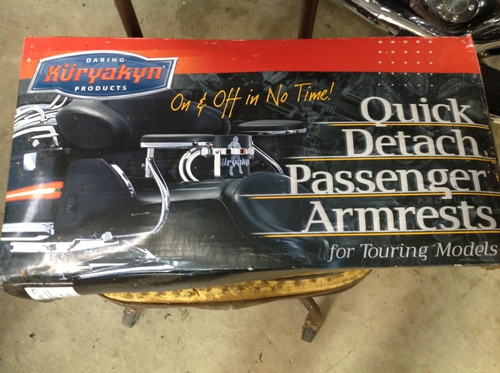 Harley Davidson rider arm rest new in box