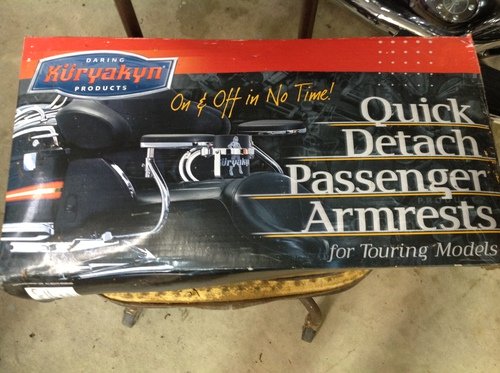 Harley Davidson rider arm rest new in box